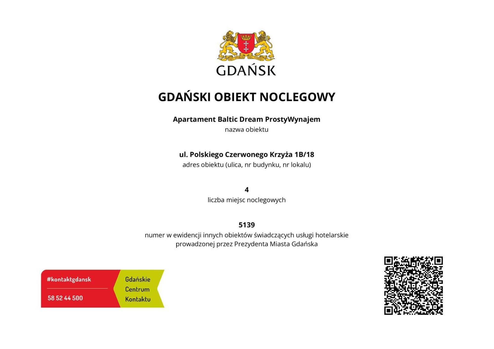 Apartament Baltic Dream Prostywynajem Gdansk Brzezno 외부 사진